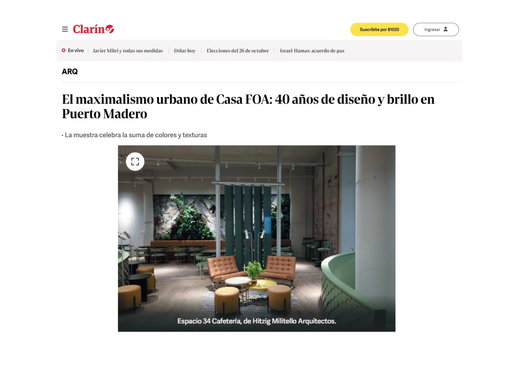 Cafetería Osten - Casa FOA — imagen 3