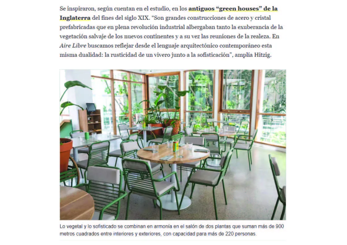 El nuevo restaurante de Belgrano en un patio lleno de plantas — imagen 4