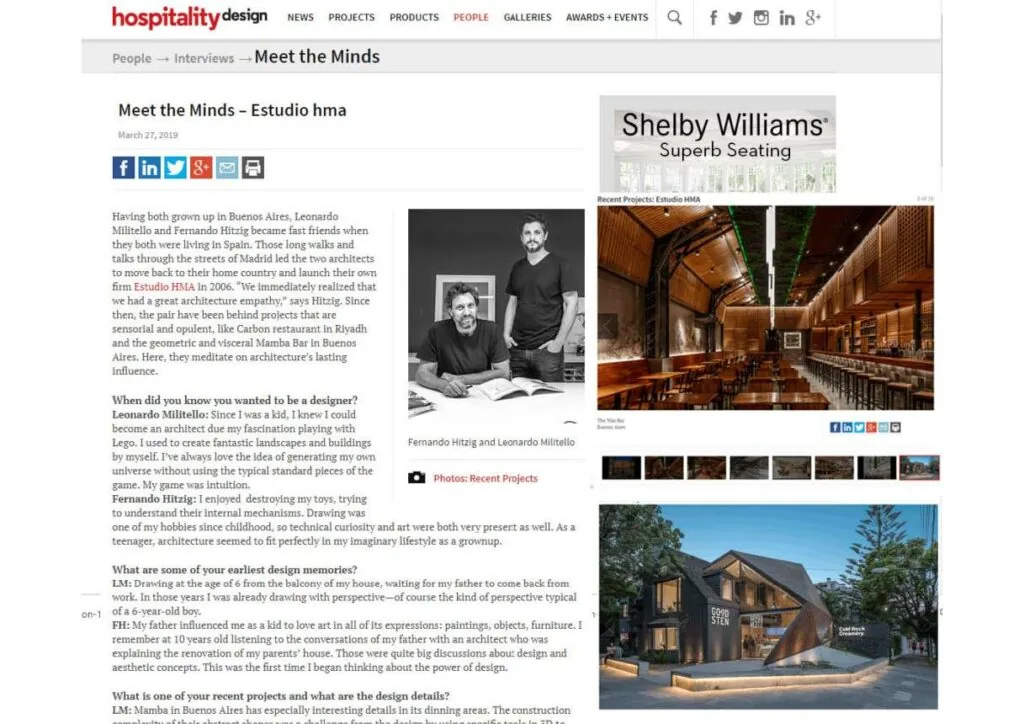 Entrevista a Hitzig Militello Architects — image 2
