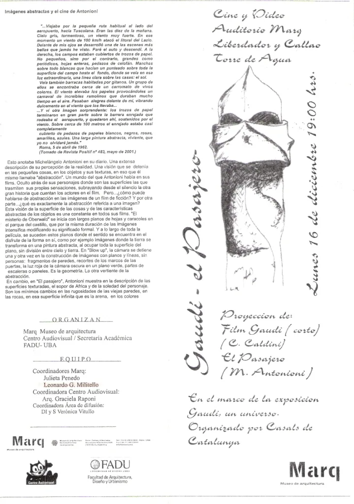 Exposición Ciclo cine y video MARQ — image 1