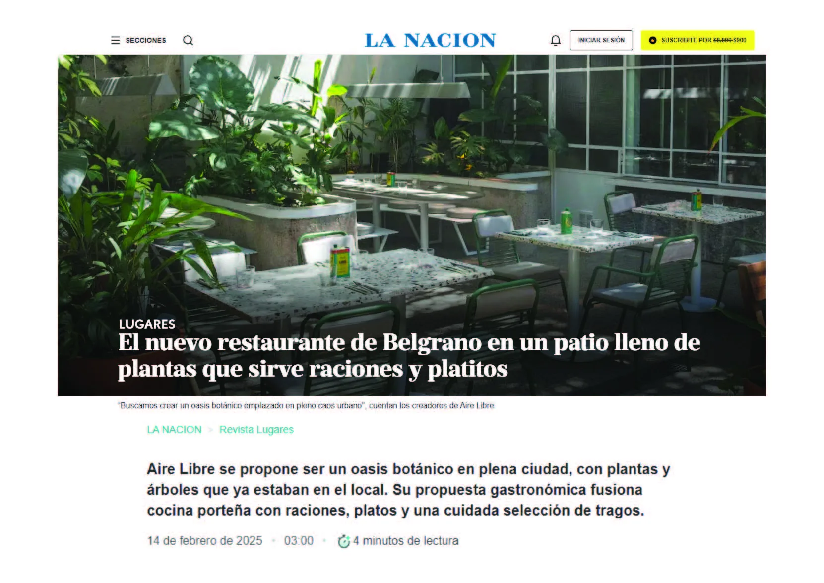 Cafetería Osten - Casa FOA — imagen 1