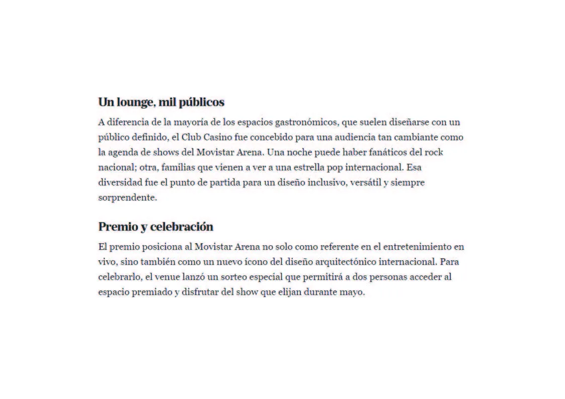Movistar Arena VIP Lounges — image 5