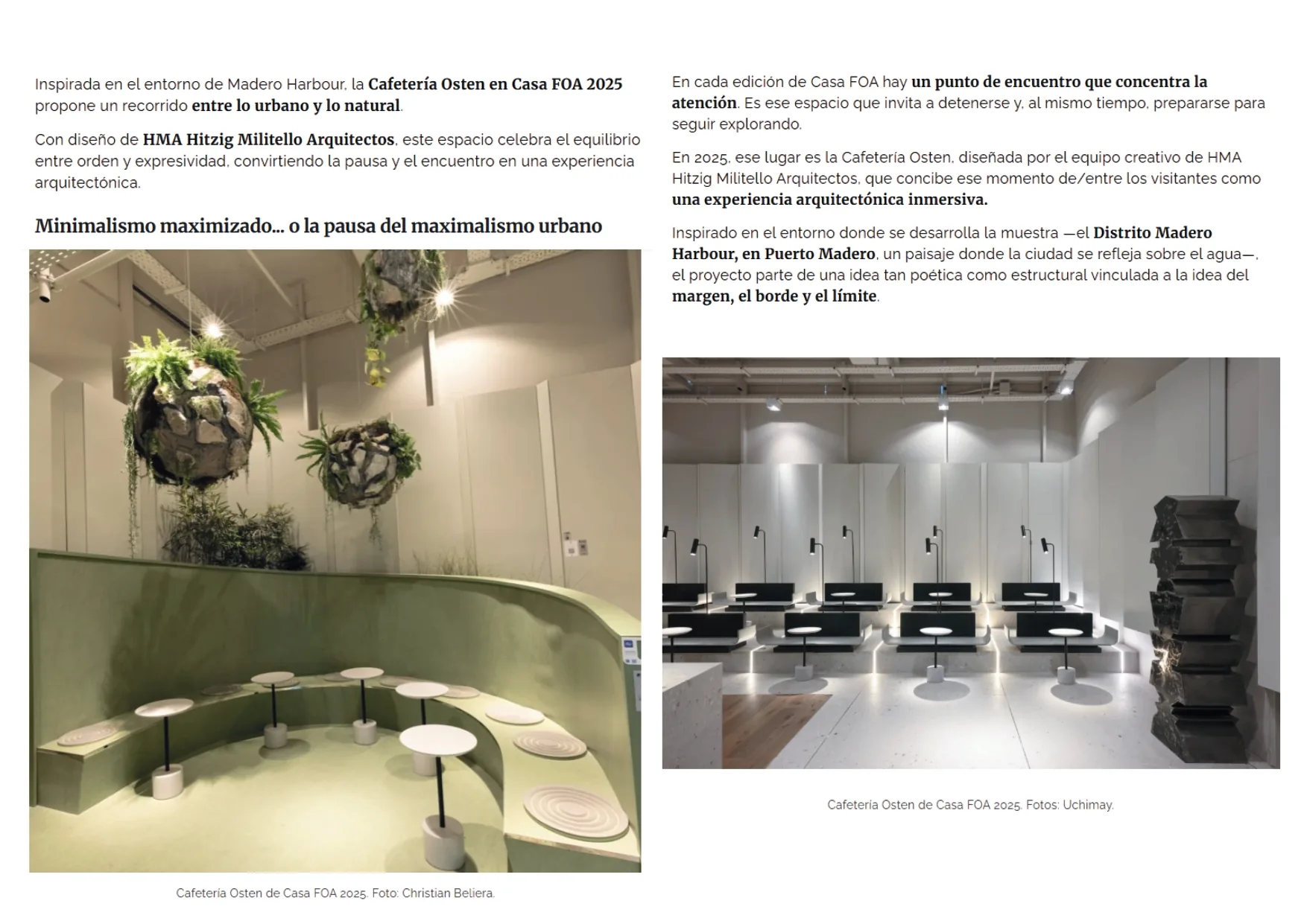 Cafetería Osten - Casa FOA — imagen 2