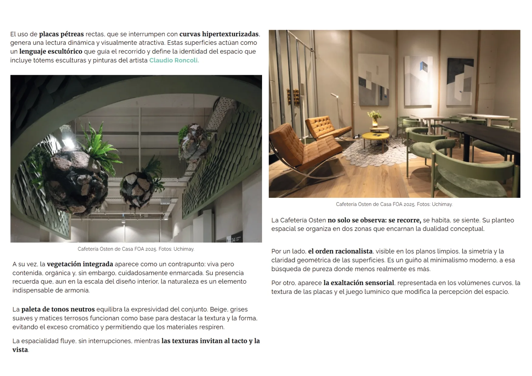 Cafetería Osten - Casa FOA — imagen 5