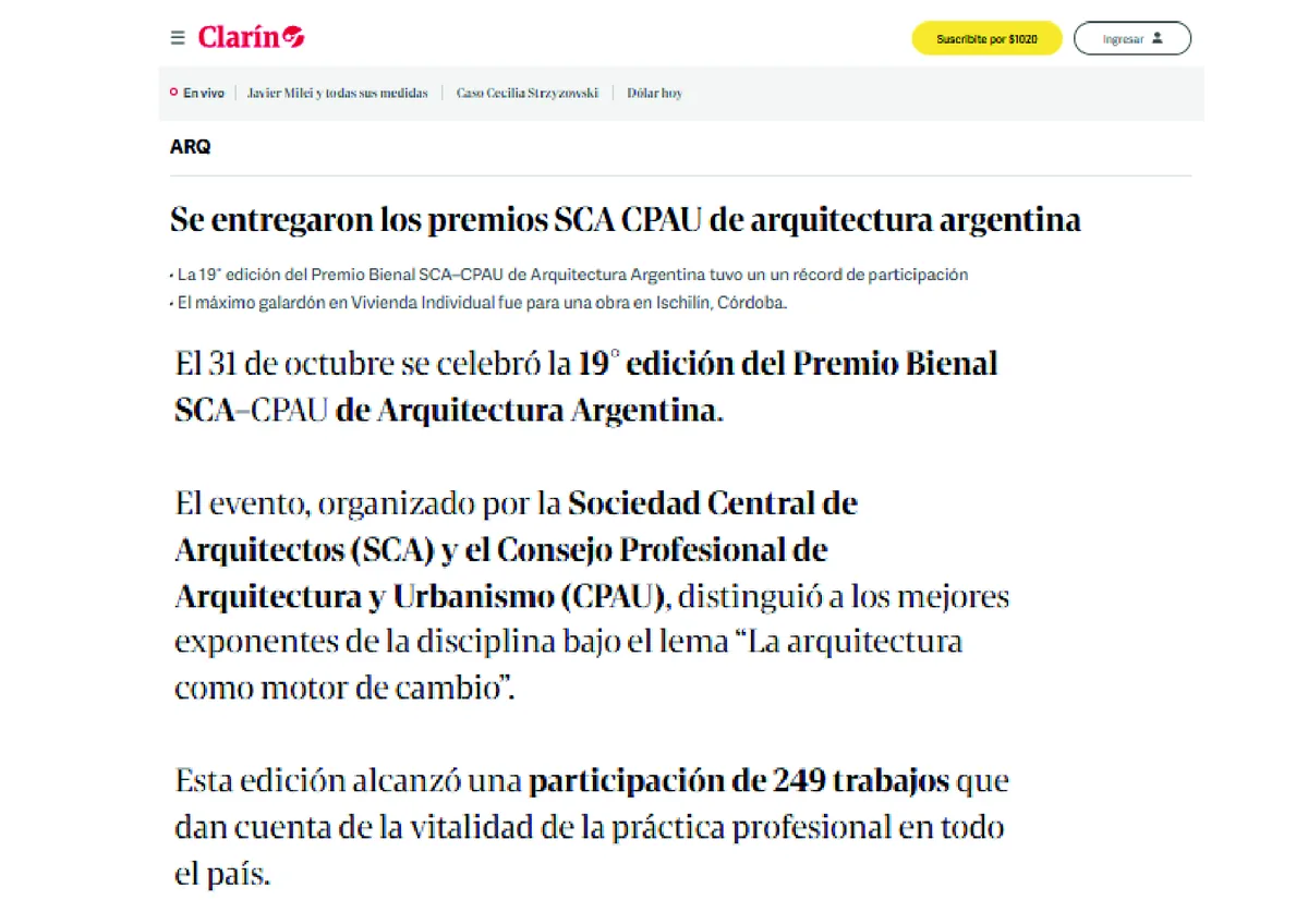 Clarin ARQ — Argentina