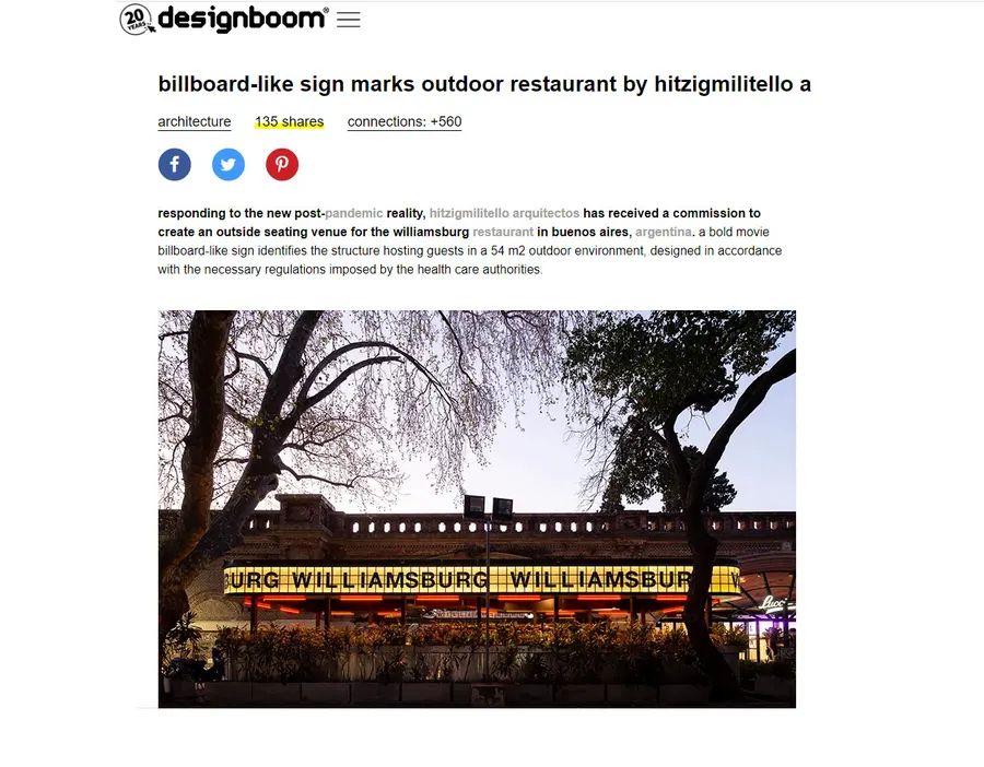 Design Boom, nota sobre Williamsburg