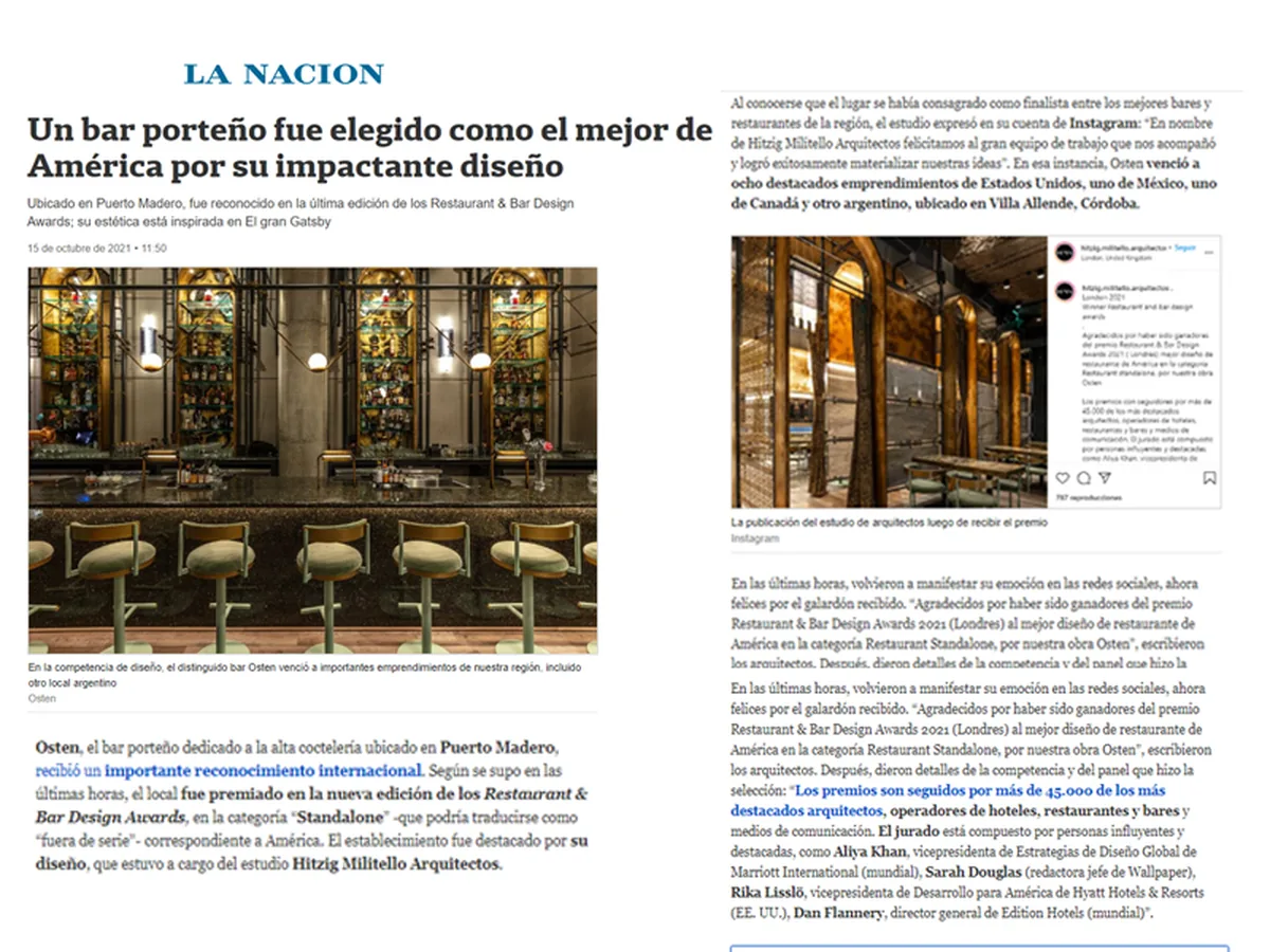 La Nacion: Osten — Argentina
